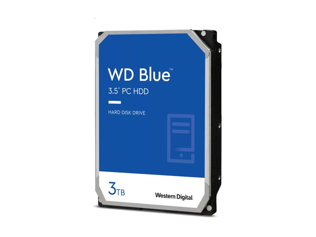 Western Digital Blue harddisk 3 TB 5400 rpm 256 MB 3.5" SATA