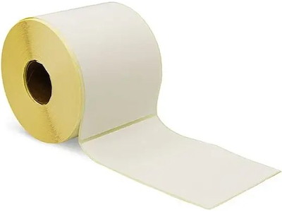 Thermolabel, 100x210 mm, Uperforeret, Permanent, 210 stk pr rulle