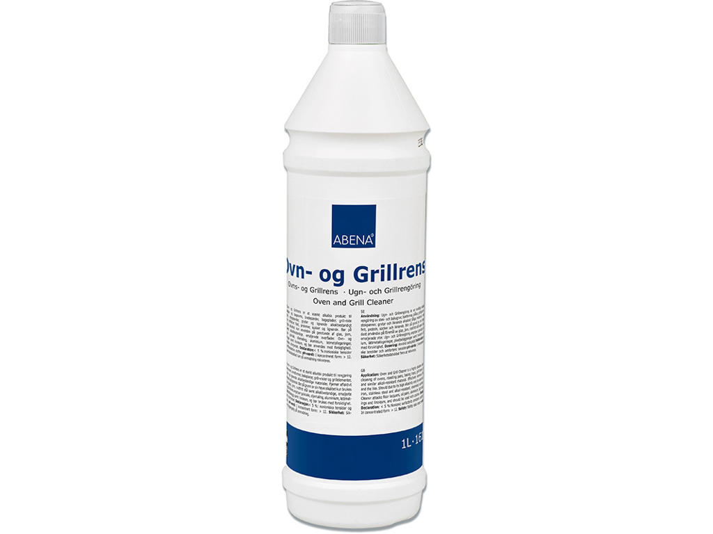 Ovn- og grillrens, Klar-til-brug, Uden farve og parfume, 1L, Abena