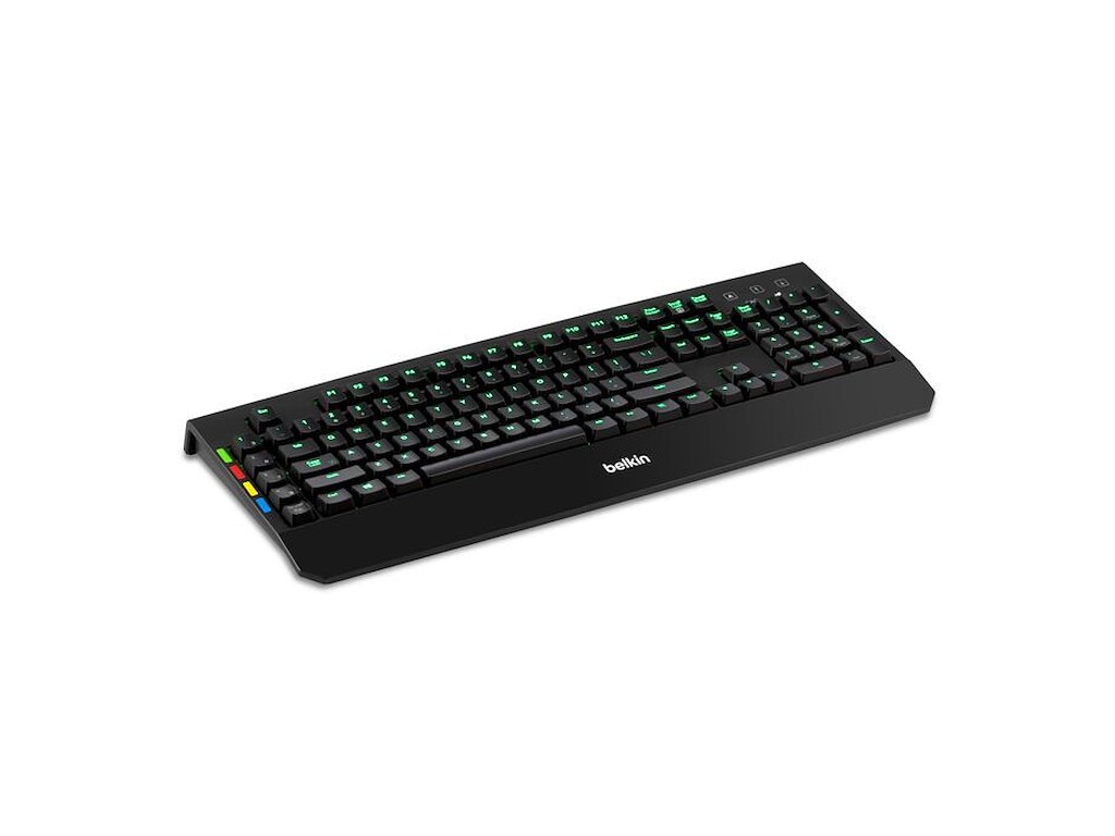 Belkin F1DN008KBDUK tastatur Hjem USB Engelsk Sort