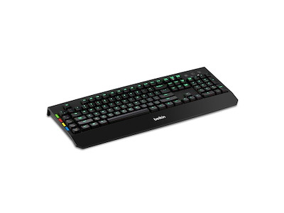 Belkin F1DN008KBDUK tastatur Hjem USB Engelsk Sort