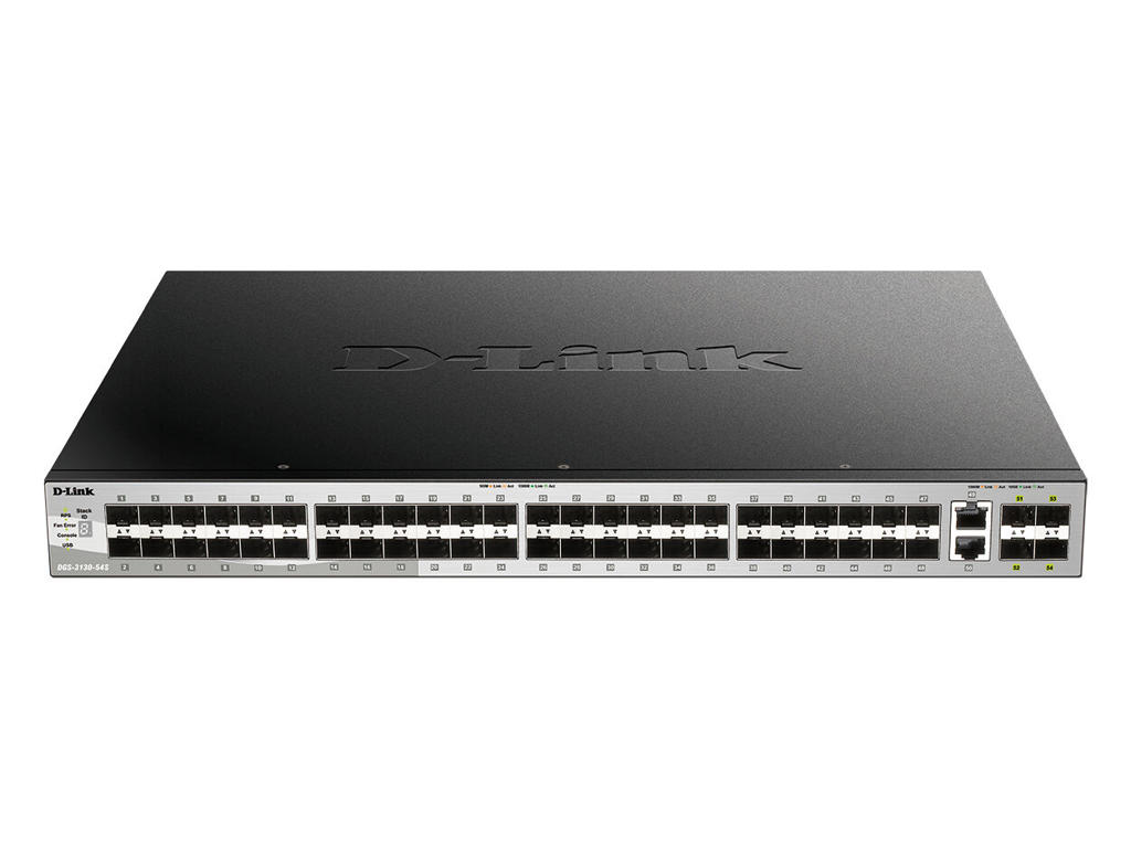 D-Link DGS-3130-54S/E netværksswitch Administreret L3 10G Ethernet (100/1000/10000) Grå