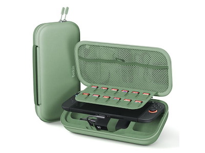 Belkin ENA001hqSE-V2 Rejsetaske Nintendo Maske, Polyester, Fløjl Grøn