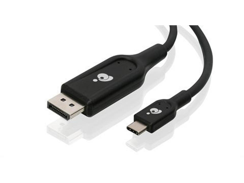 iogear G2LU3CDP12 videokabel adapter 2 m USB Type-C DisplayPort Sort