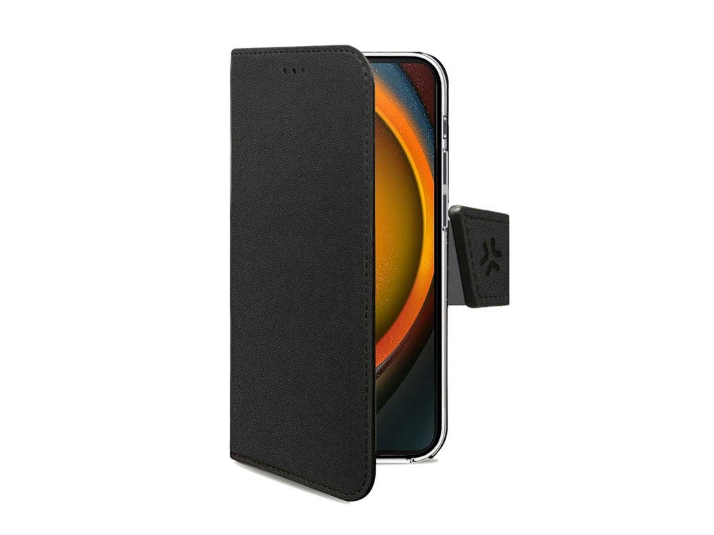 Celly WALLY1070 mobiltelefon etui 16,8 cm (6.6") Tegnebogsetui Sort