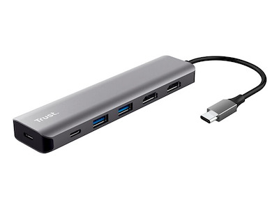 Trust Dalyx Ledningsført USB 3.2 Gen 1 (3.1 Gen 1) Type-C Grå