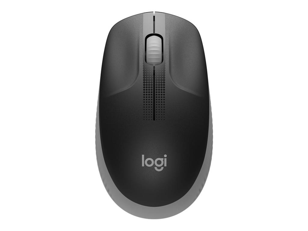 Logitech M190 Full-size wireless mouse, Mid Grey