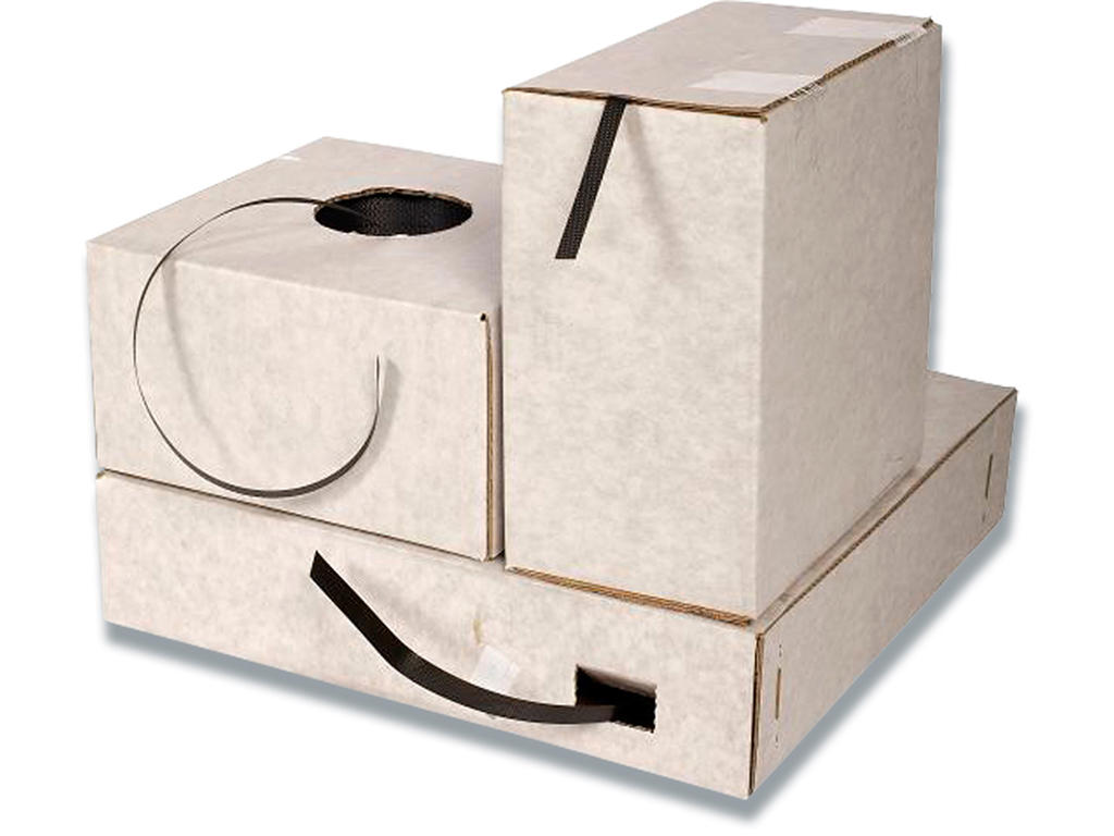 Pakkebånd 15mm x 1000 m., sort PP