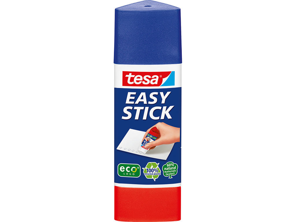 Limstift, 20 g, Trekantet, 1 stk, Tesa Easy Stick ecoLogo 57030