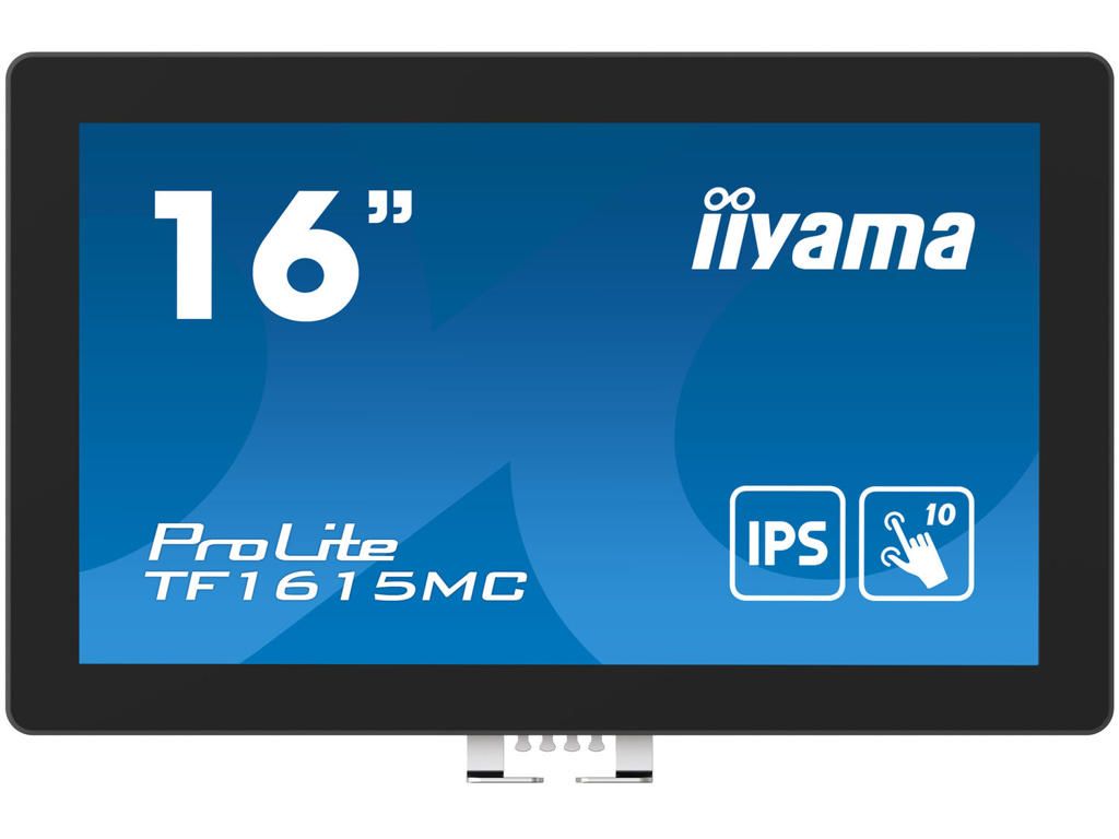 iiyama ProLite TF1615MC-B1 computerskærm 39,6 cm (15.6") 1920 x 1080 pixel Fuld HD Berøringsskærm Sort