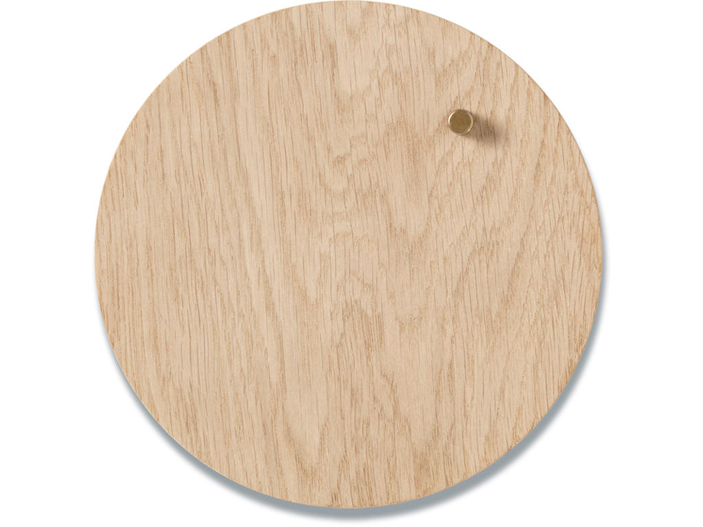 Opslagstavle, Ø25 cm, Egefiner, Magnetisk, Naga Nord