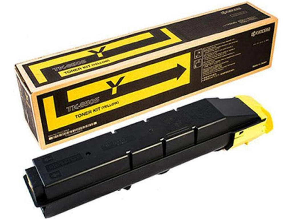 Toner, TK-8505Y, Yellow-gul, 20.000 sider, Kyocera 