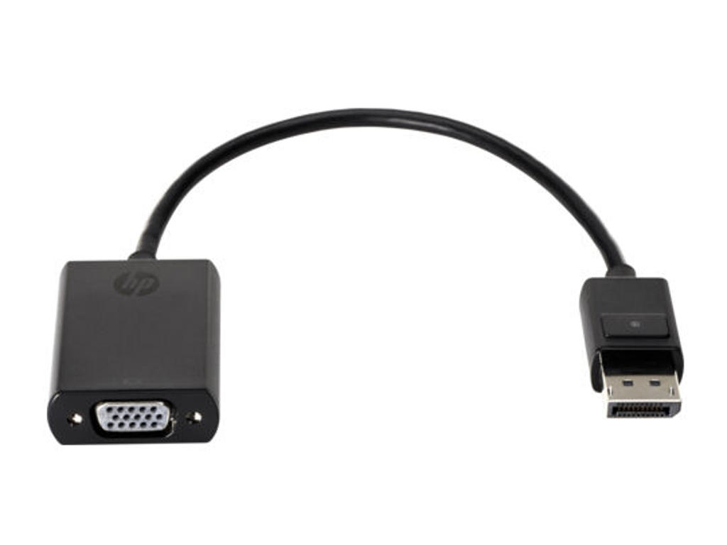 HP 752661-001 videokabel adapter DisplayPort VGA (D-Sub) Sort