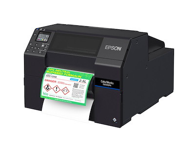 Epson ColorWorks D6500Pe etiketprinter Termisk overførsel Farve 1200 x 1200 dpi 85 mm/sek. Ledningsført Ethernet LAN