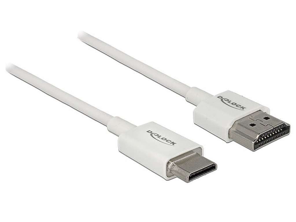 DeLOCK 85140 HDMI-kabel 0,25 m HDMI Type A (Standard) HDMI Type C (Mini) Hvid