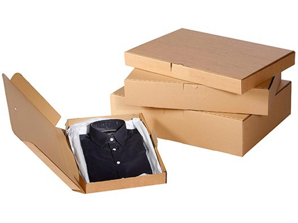 Forsendelsesæske, Til Konfektion, Brun, 600x450x150mm, Foldelukning