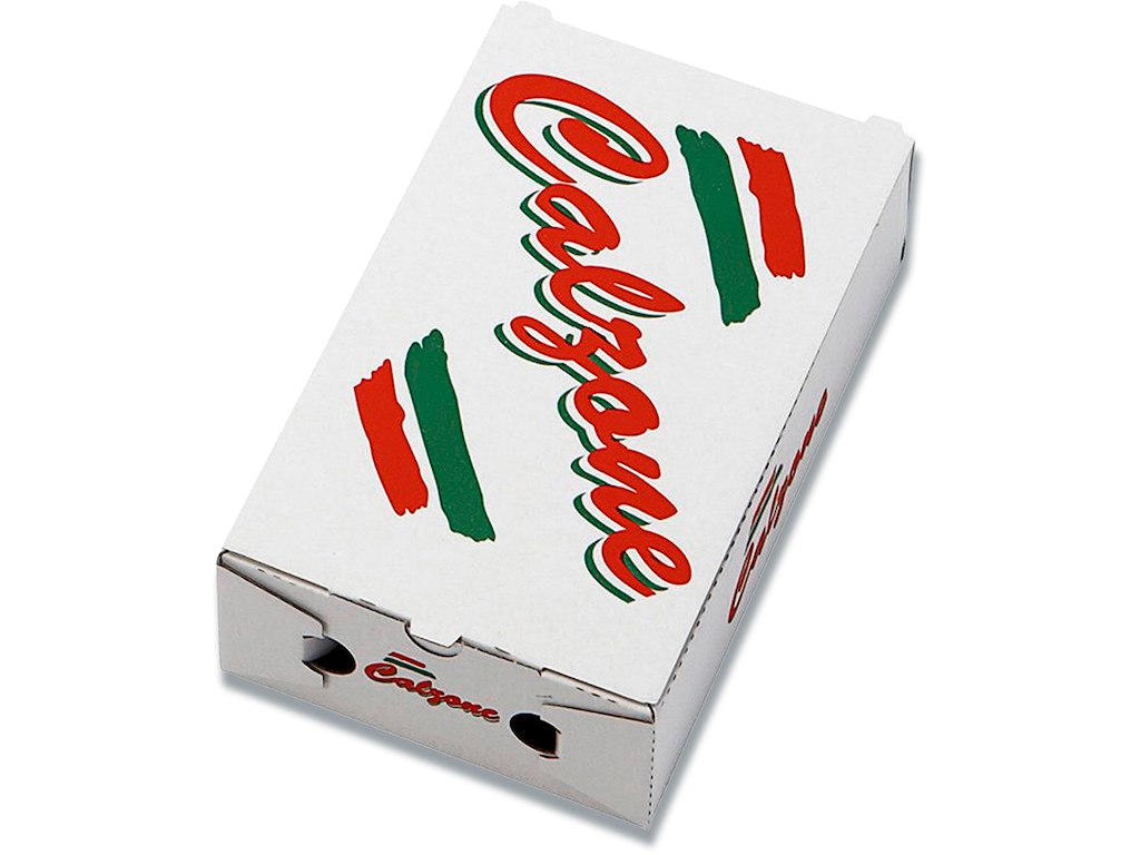 Pizzaæske, Ecobox, Hvid, Fluorfri, 27x16,5x7,5cm 100 stk