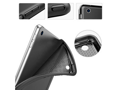 eSTUFF ES682010-BULK tablet etui 24,6 cm (9.7") Folie Sort