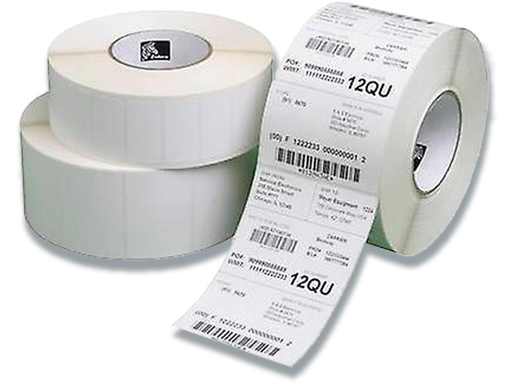 Etiketter, 57x32 mm, Hvid, 2100 etiketter i alt, Thermo 