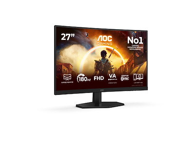 AOC G4 27" IPS FHD 180Hz computerskærm 68,6 cm (27") 1920 x 1080 pixel Fuld HD LCD Sort, Rød