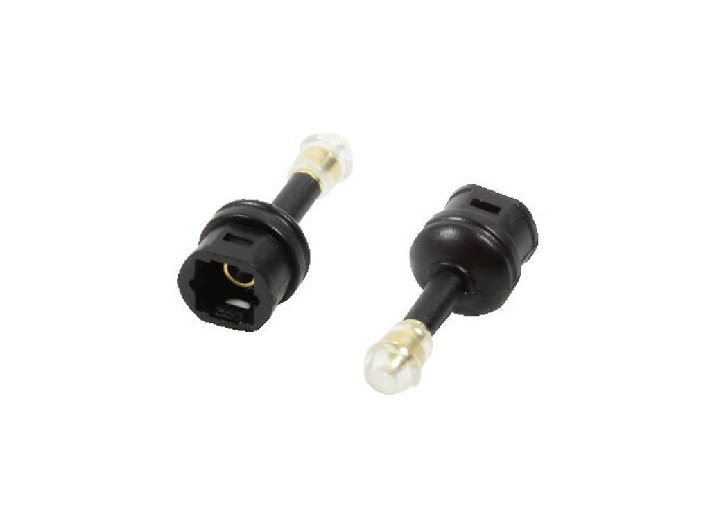 LogiLink CA1014 kabel kønsskifter Toslink 3.5 mm Mini Toslink Sort