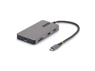 StarTech.com 305B-USBC-MULTIPORT dockingstation Ledningsført USB 3.2 Gen 2 (3.1 Gen 2) Type-C Grå