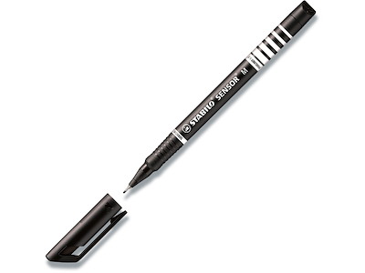 Fineliner, Sort, 0.3 mm, 1 stk, Stabilo Sensor 189/46