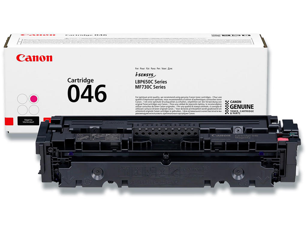 Toner, CRG-046, Magenta-rød, 2.300 sider, Canon 1248C002