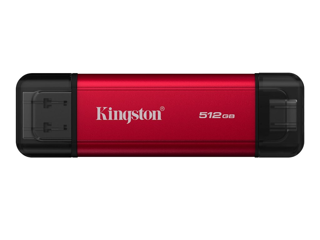 Kingston Technology 512GB Dual USB-A/C Portable SSD, Up to 1050MB/s USB 3.2 Gen 2