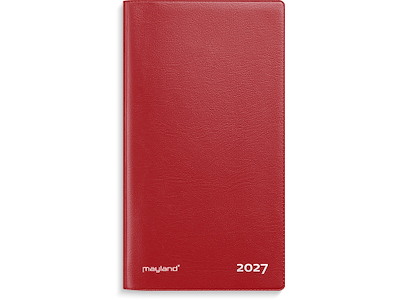 Planner, 2027, Index, 1 måned pr. opslag, Rød, Mayland