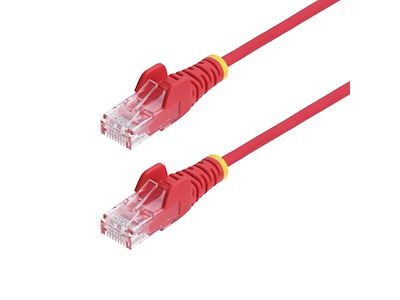 StarTech.com N6PAT25CMRDS netværkskabel Rød 0,25 m Cat6 U/UTP (UTP)