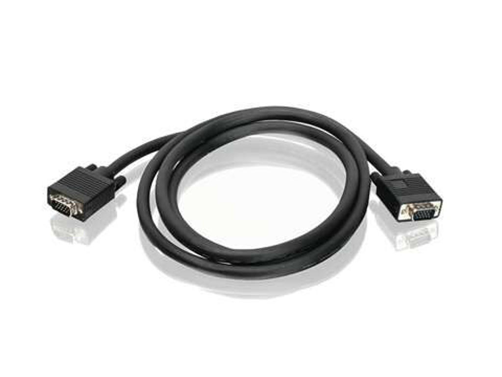 iogear Ultra-Hi-Grade VGA Male -> Male Cable (6 ft) VGA kabel 1,8 m VGA (D-Sub) Sort