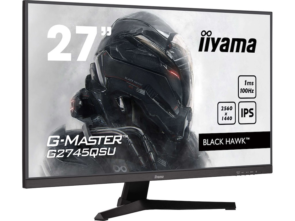 iiyama G-MASTER G2745QSU-B2 computerskærm 68,6 cm (27") 2560 x 1440 pixel Wide Quad HD LED Sort