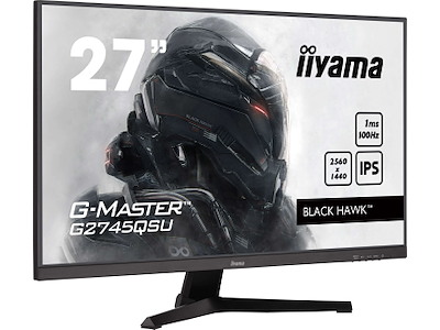 iiyama G-MASTER G2745QSU-B2 computerskærm 68,6 cm (27") 2560 x 1440 pixel Wide Quad HD LED Sort