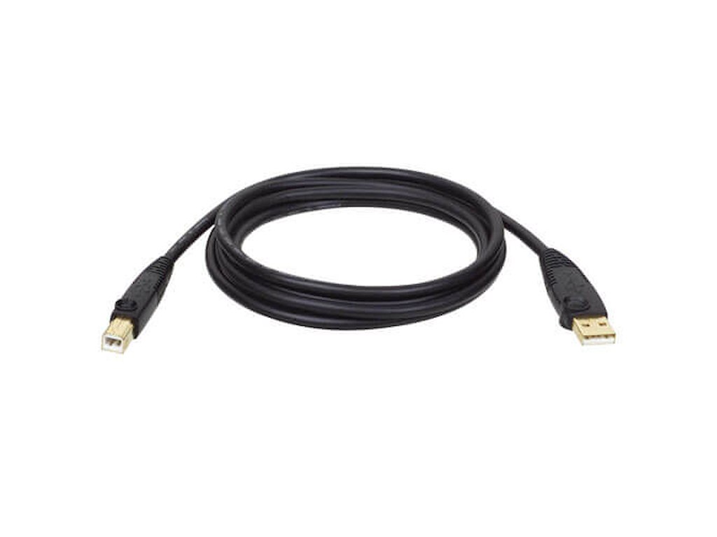 Tripp Lite U022-010-R USB-kabel USB 2.0 3,05 m USB A USB B 0,48 Gbit/sek. Sort