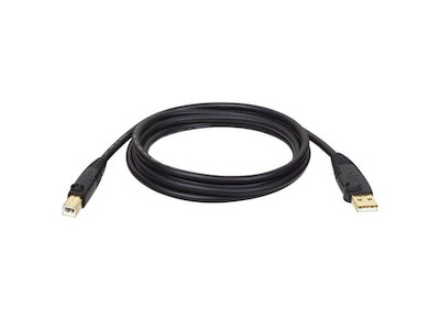 Tripp Lite U022-010-R USB-kabel USB 2.0 3,05 m USB A USB B 0,48 Gbit/sek. Sort