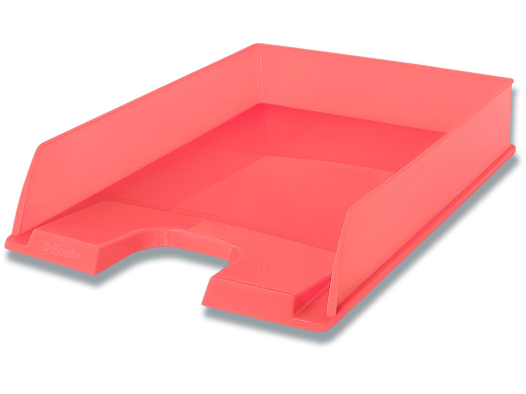 Brevbakke, Koral, A4, Udvendig: B25.4xH6.1xD35 cm, Esselte Colour'Breeze 