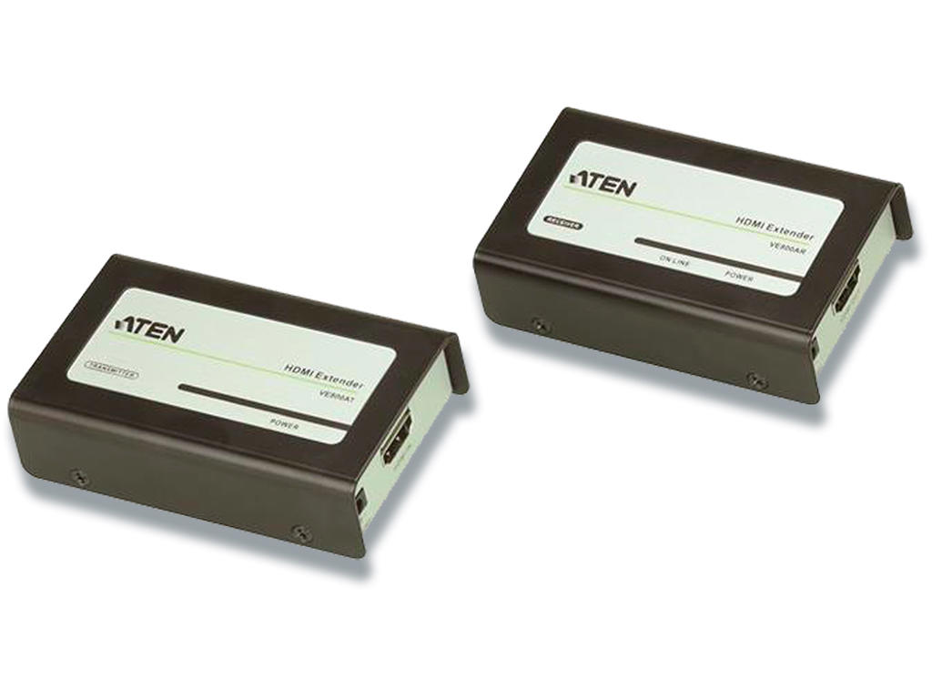 ATEN HDMI forlængersæt via Cat5e inkl. strømforsyninger