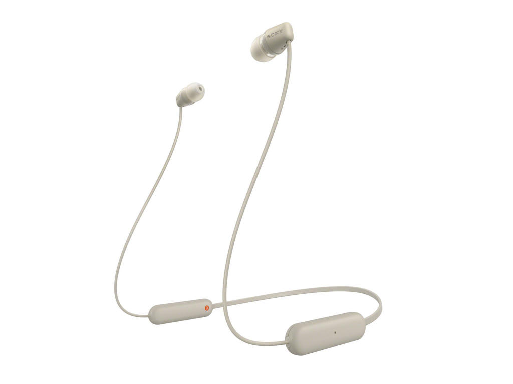 Sony WI-C100 Headset Trådløs I ørerne Opkald/musik Bluetooth Beige