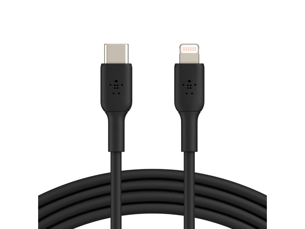 Belkin CAA003BT1MBK Lightning kabel 1 m Sort