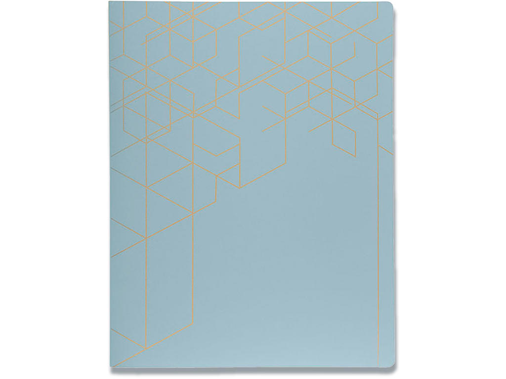 Ringbind, A4, 2 O-ringe, Ø16 mm, 2.5 cm, Dusty Blue, Kozo