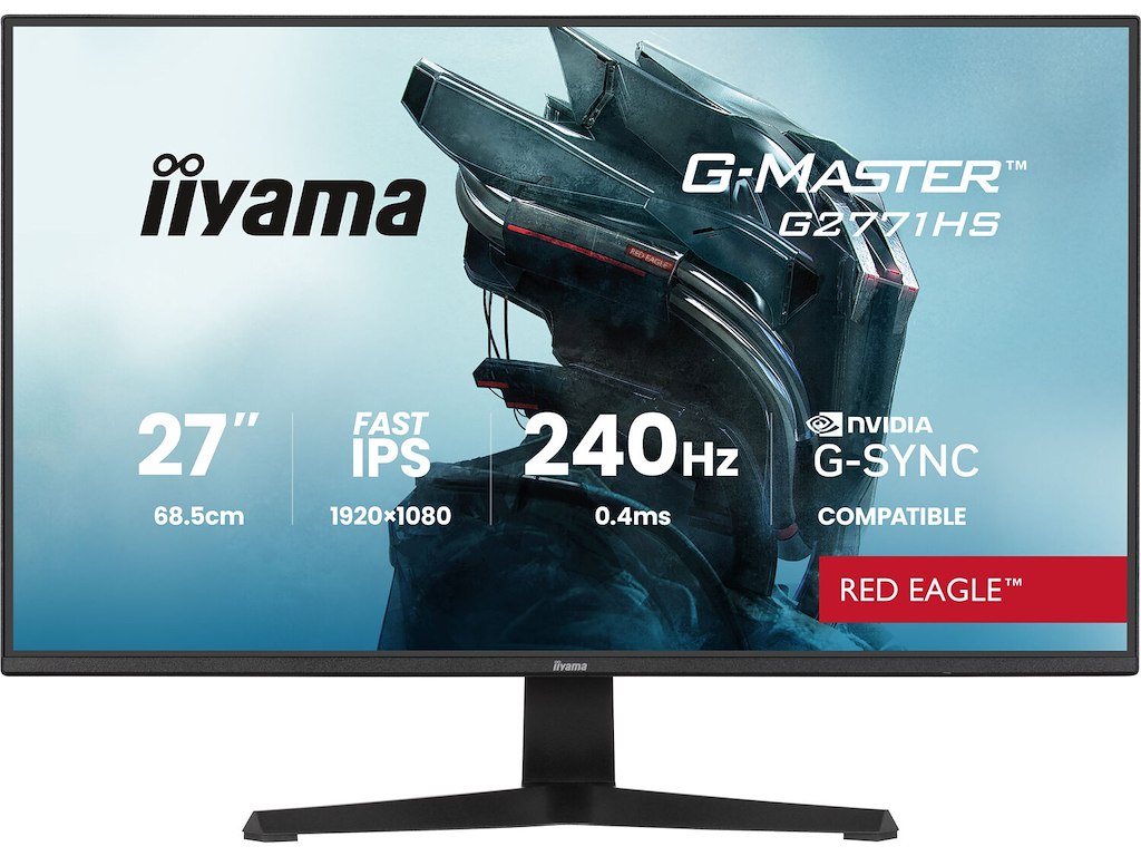 iiyama G-MASTER G2771HS-B1 computerskærm 68,6 cm (27") 1920 x 1080 pixel Fuld HD Sort