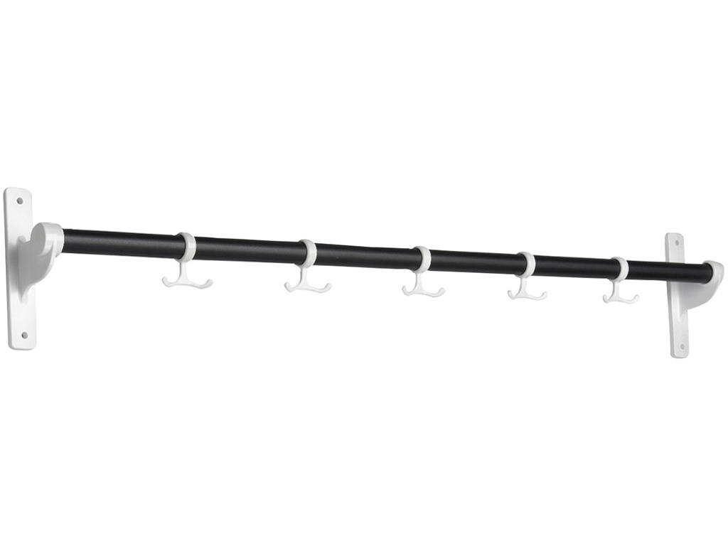 Knagerække tilpasset længde, Nostalgi, Sort/hvid Essem Design DK