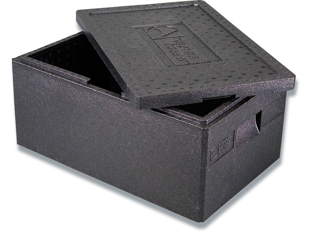 Termokasse, Med låg, Udvendig: 59.5x39x27.7 cm, 40 liter, 