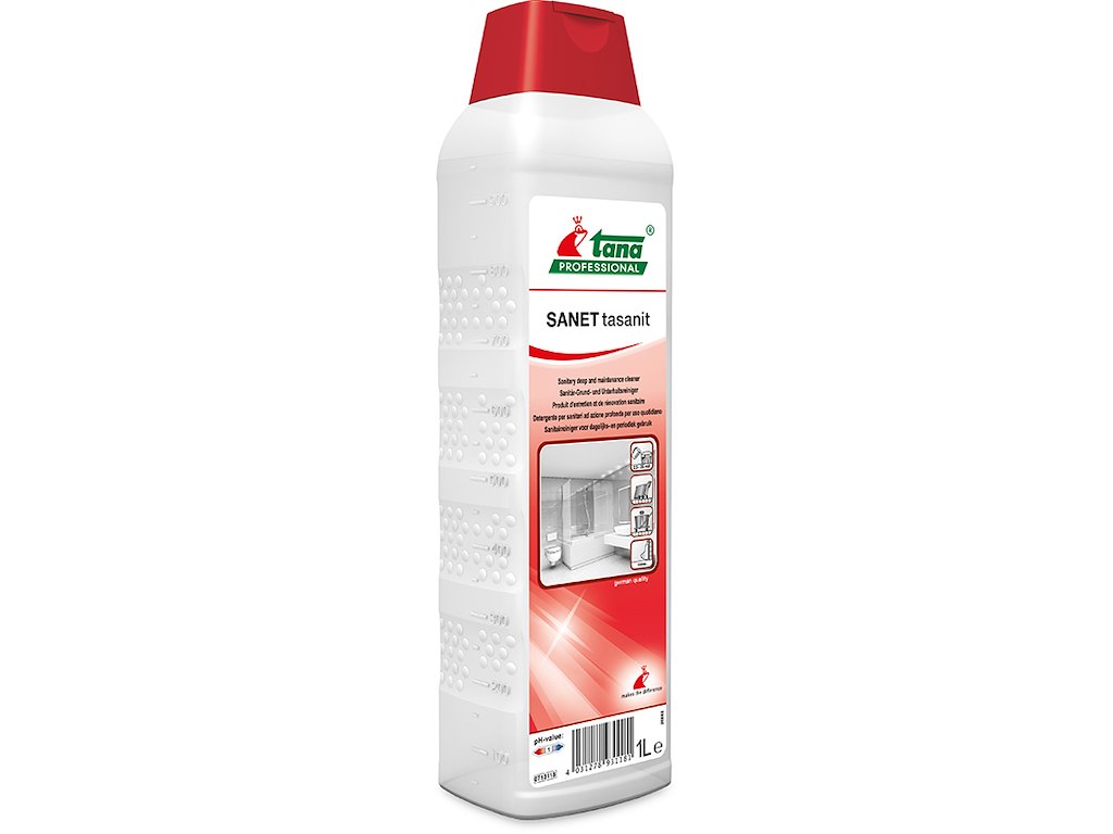 Sanitetsrengøring, Uden farve, Med parfume, 1 liter, Tana SANET Tasanit