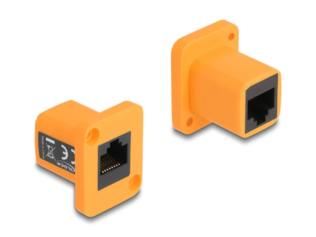 DeLOCK 87998 kabel kønsskifter RJ45 Orange