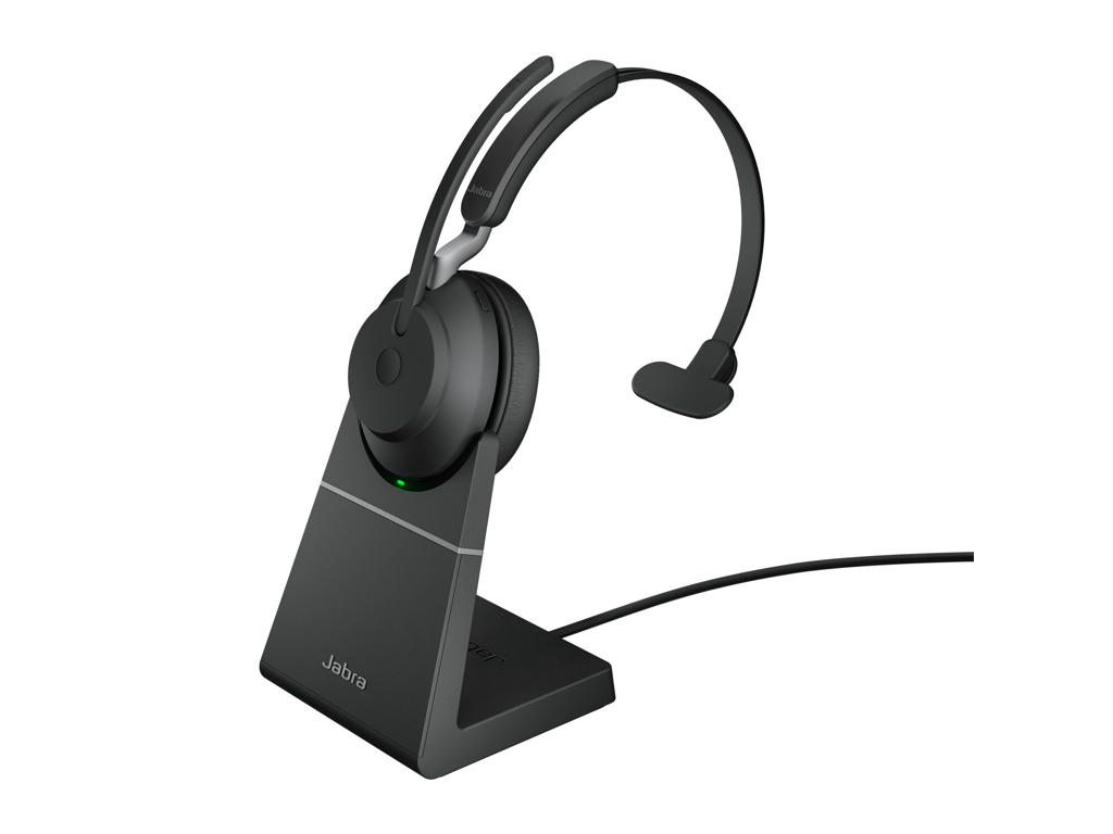 Jabra Evolve2 65 Headset Trådløs Kontor/Callcenter USB Type-C Bluetooth Sort