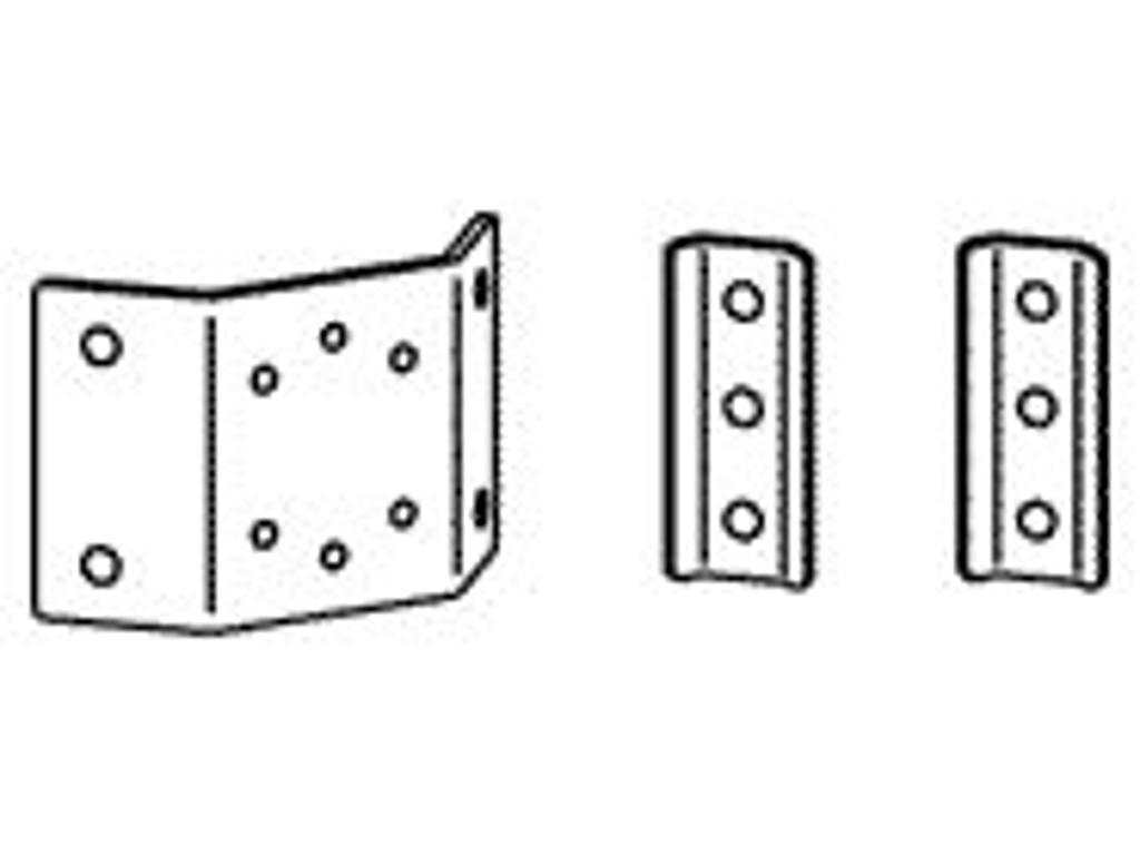 Ergotron T-Slot Bracket Kit Aluminium