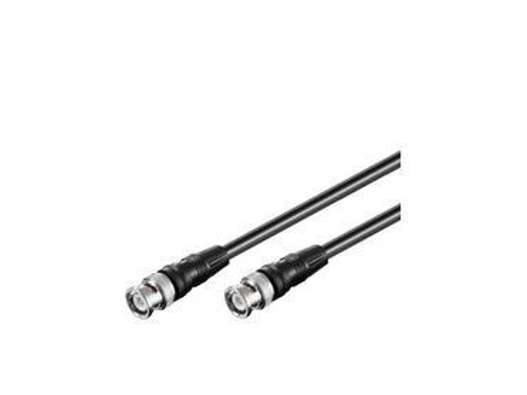Microconnect 50074 koaxial kabel 5 m BNC Sort