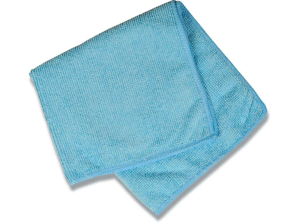 Microfiberklud, 32x32cm, Blå, 10 stk, Abena Soft 